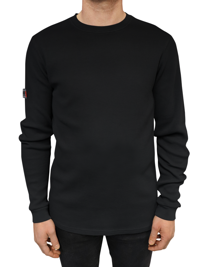 ARB Waffle Long Sleeve - BLACK - Men's