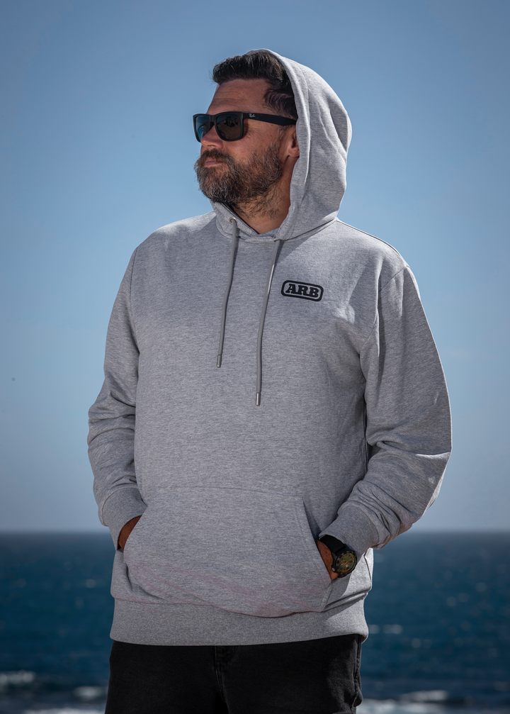 ARB Core Lightweight Hoodie - GREY MARLE - Men's